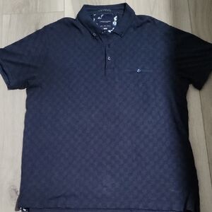 Denim & Flower Dark Blue Polo Shirt